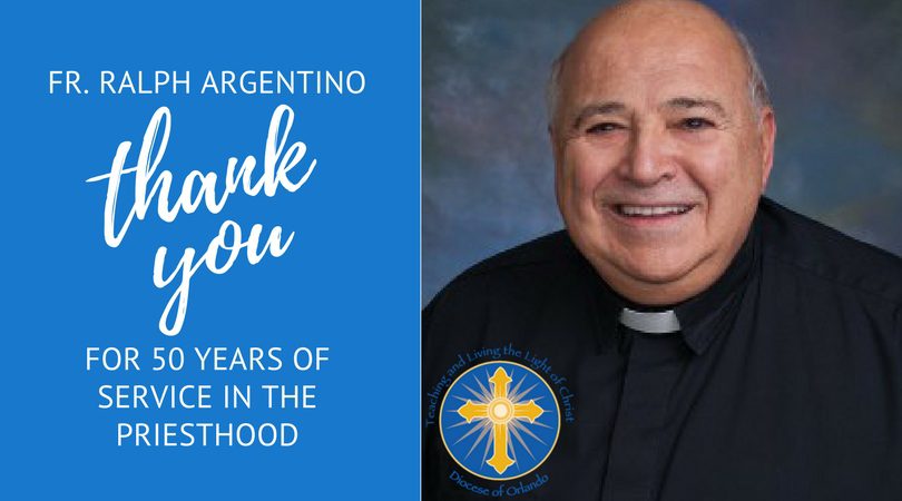 Golden Jubilarian – Fr. Ralph Argentino 