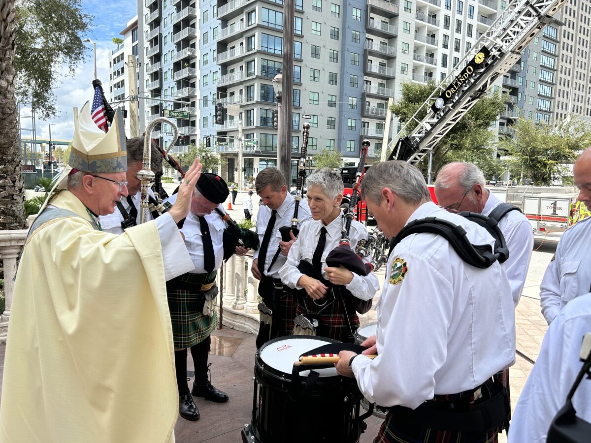 Bishop blesses first responders at annual Blue Mass