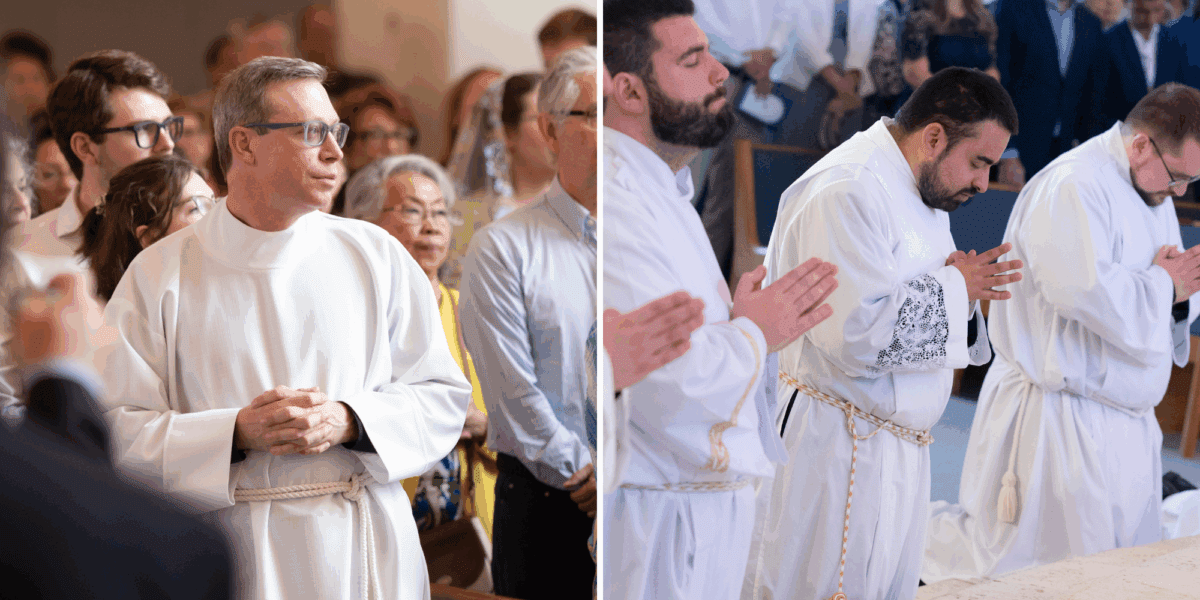 Two men look forward to a priesthood of hope